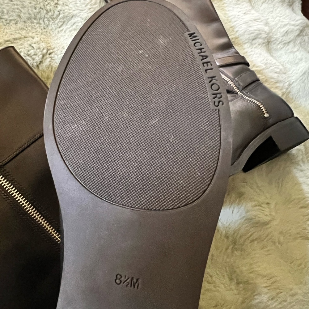Michael Kors black  Leather Boots - Picture 6 of 7